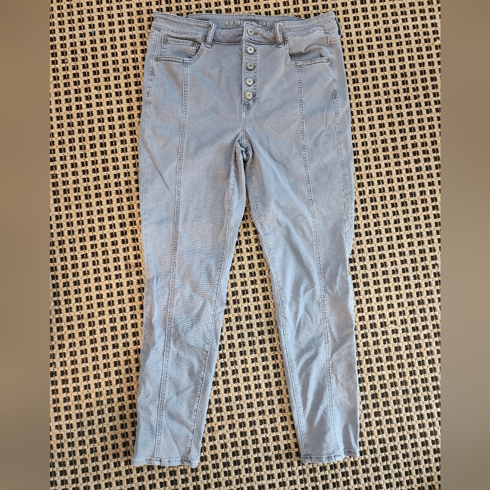 American Eagle Button Fly High Rise Jeggings